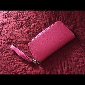 Hot pink thirty one wallet